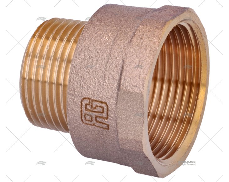 BRONZE COUPLER 1"1/4 - 1" GUIDI