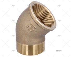 ELBOW 45º BRASS M-F 2" GUIDI