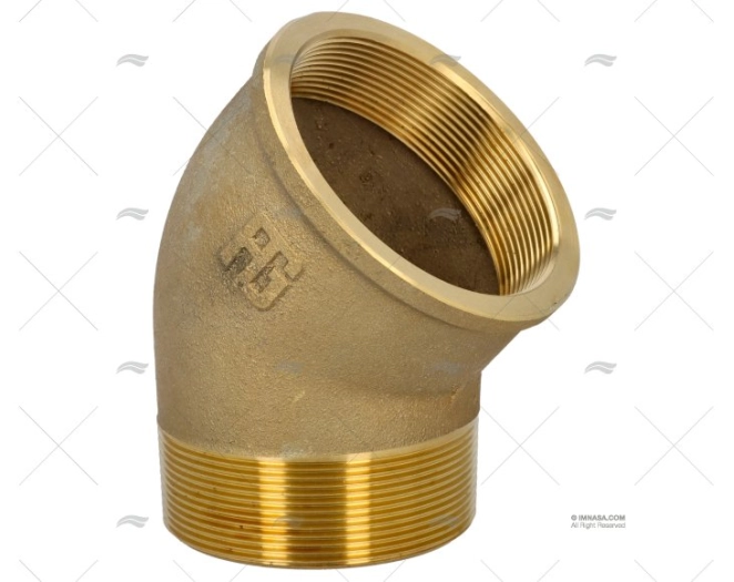 ELBOW 45º BRASS M-F 3" GUIDI