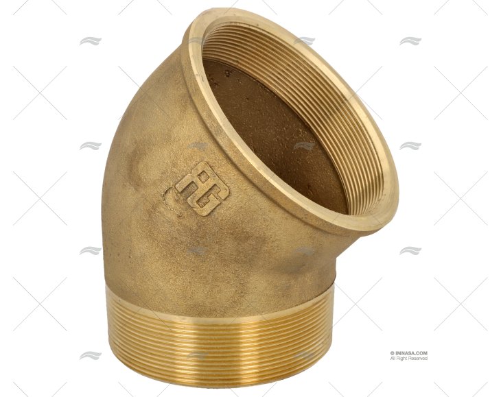 ELBOW 45º BRASS M-F 4" GUIDI