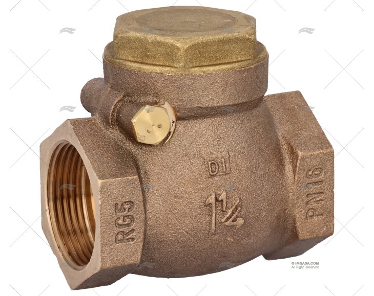 VALVE WITH COVER BRONZE 1"1/4
