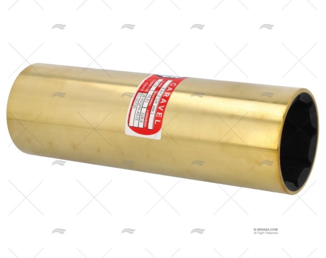 SHAFT BEARING BRASS-RUBBER 8AM 2"1/4 (1) CARAVEL