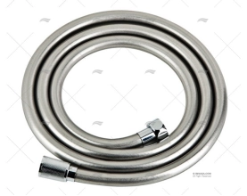 TUBO DUCHA 1,70m PLATA INOX G1/2"-G1/2"