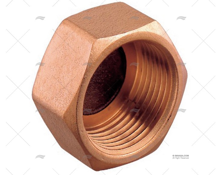 BRONZE NUT PLUG FEMALE 1"1/2 GUIDI