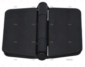 BUTTERFLY HINGE UP 78x78mm DULL BLACK MARINE TOWN