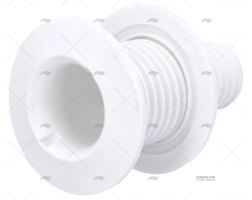 PASACASCO PLASTICO BLANCO 1-1/4"