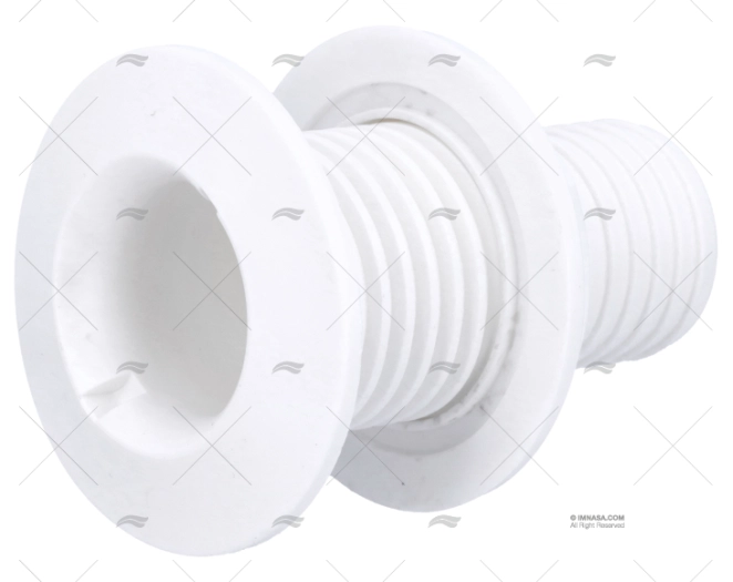 PASACASCO PLASTICO BLANCO 1-1/2"