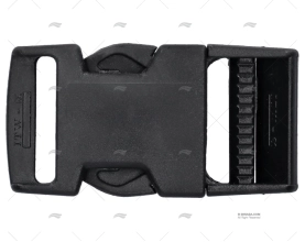 BLACK DOUBLE PLASTIC WEBBING BUCKLE 30mm