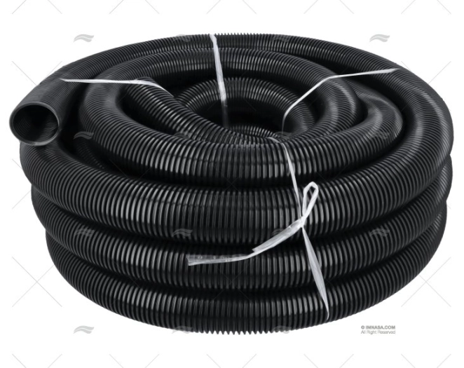 PVC FLEXIBLE HOSE BLACK 53-62mm 15m