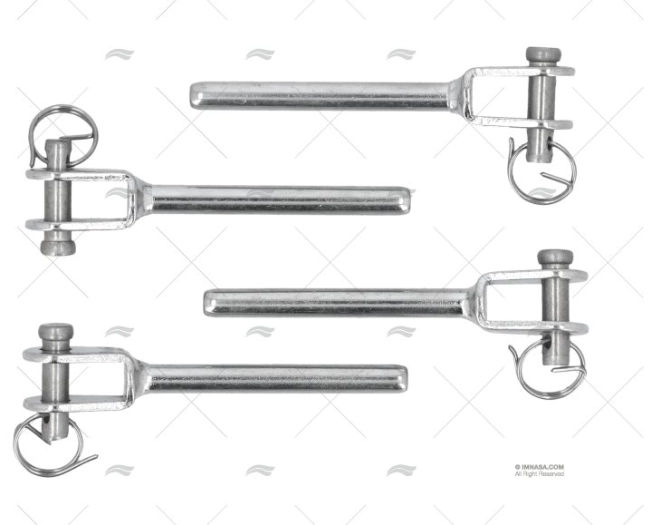 TERMINAL HORQUILLA INOX316 2.5mm (4u)