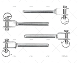 TERMINAL GARFO INOX316 2.5mm (4u)