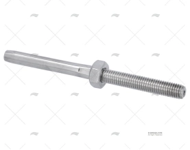 TERMINAL A/FILETAGE LONG INOX316 5mm M10