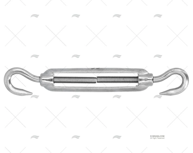 TENSEUR CROCHET-CROCHET INOX 6mm