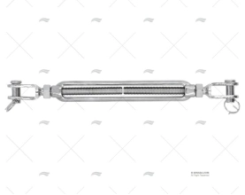 TENSEUR A CHAPE-CHAPE INOX 12mm