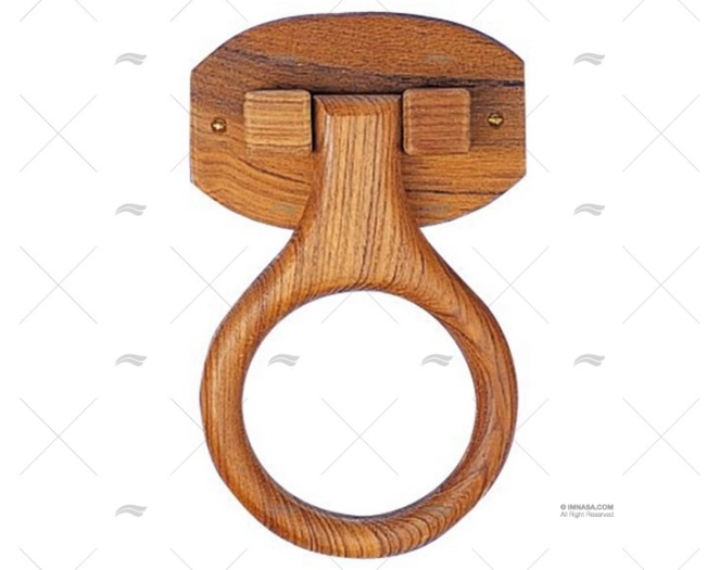 PORTA TOALLA TECA ARC MARINE