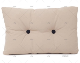 BUTTON CUSHION BEIGE 55x35Cm ARC MARINE