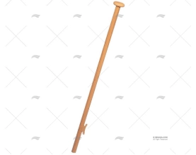 TEAK FLAGPOLE STRAIGHT 75Cm