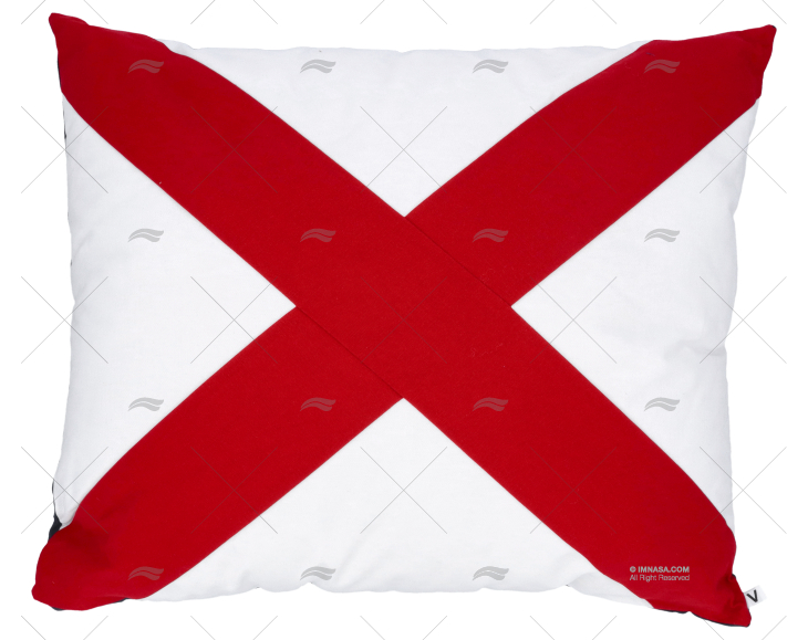 COUSSIN SIGNALISATION COTON 50x60Cm V ARC MARINE