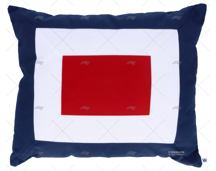 COUSSIN SIGNALISATION COTON 50x60Cm W ARC MARINE