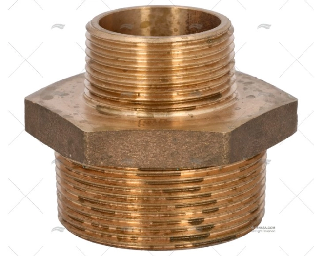 BRONZE COUPLER MALE-MALE 2"-1"1/4 GUIDI