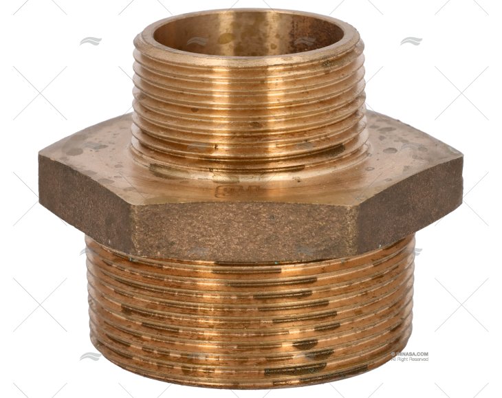 BRONZE COUPLER MALE-MALE 2"-1"1/4 GUIDI