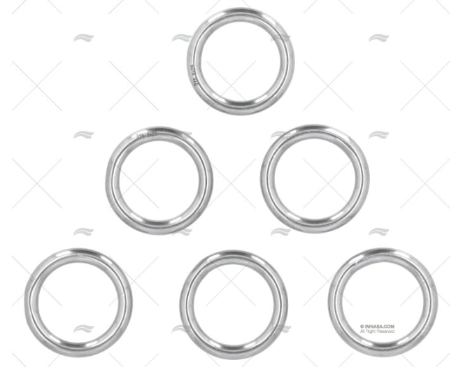 O-RING S.S. 5x25mm (6u)