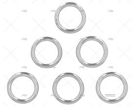 O-RING S.S. 5x25mm (6u)