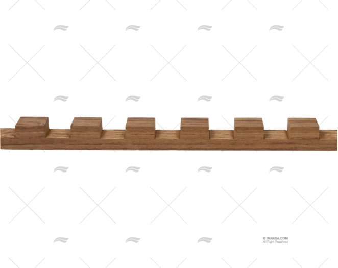 TEAK GRATING PROFILE 24x24x122Cm