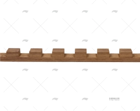 TEAK GRATING PROFILE 24x24x122Cm