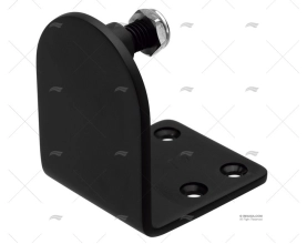 ARM REST BRACKET SS 316 DULL BLACK MARINE TOWN