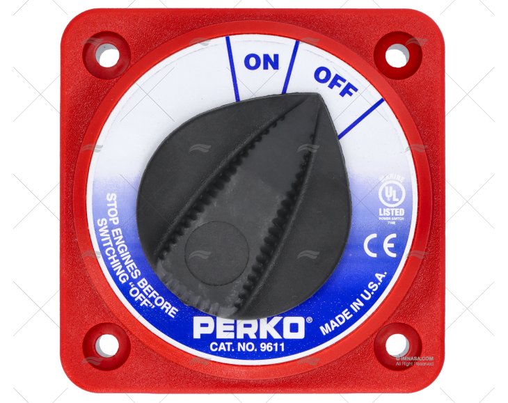 BATTERY DISCONNECT SWITCH W/O KEY BULK PERKO