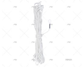 ANCHOR LINE W/O CHAINE 30mX08mm WHITE