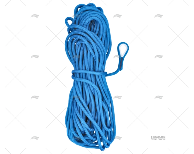 BOSSE DE MOUILLAGE 30m 12mm BLEU