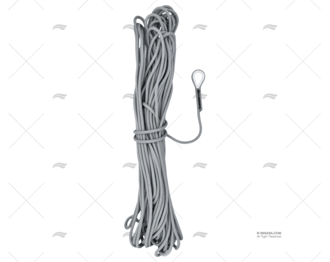 ANCHOR LINE W/O CHAINE 30mX08mm GREY