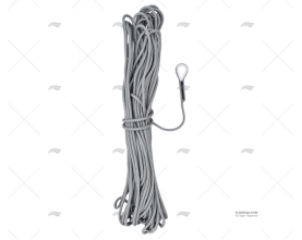 ANCHOR LINE W/O CHAINE 30mX08mm GREY