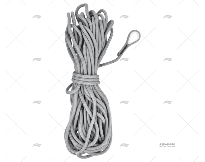 ANCHOR LINE W/O CHAINE 30mX12mm GREY