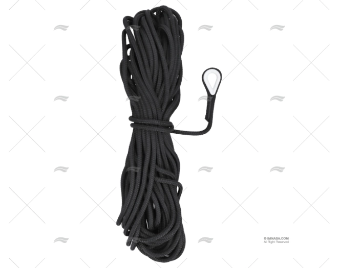 ANCHOR LINE W/O CHAINE 30mX10mm BLACK