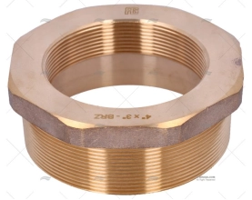 BRONZE COUPLER MALE-FEMALE 4"-3"