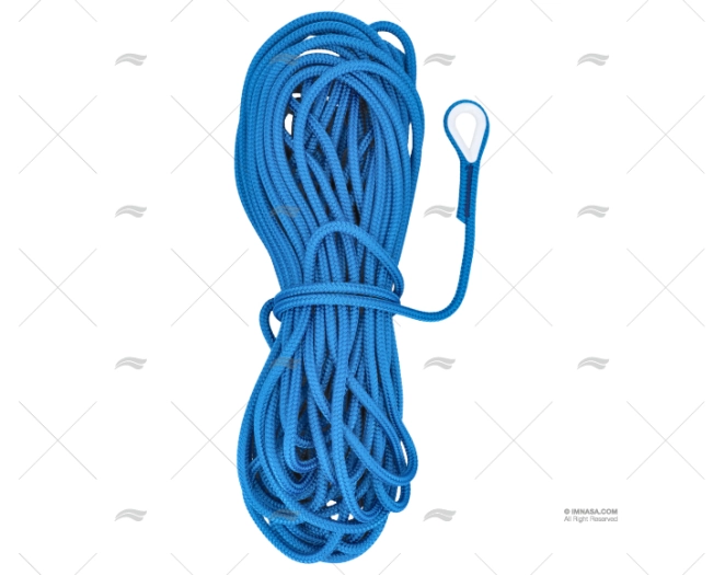 ANCHOR LINE W/O CHAINE 30mX10mm BLUE