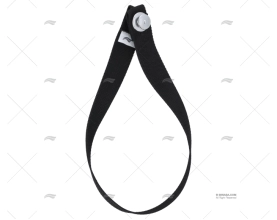 FIXED TIE DOWN FOR ROPES BLACK