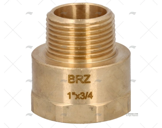 BRONZE COUPLER 1" - 3/4" GUIDI