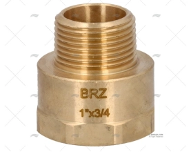 BRONZE COUPLER 1" - 3/4" GUIDI