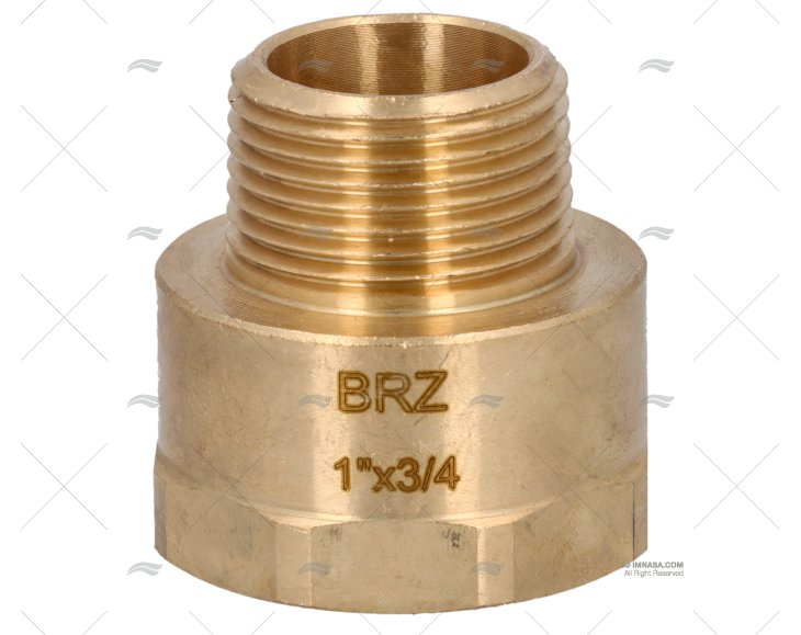 BRONZE COUPLER 1" - 3/4" GUIDI