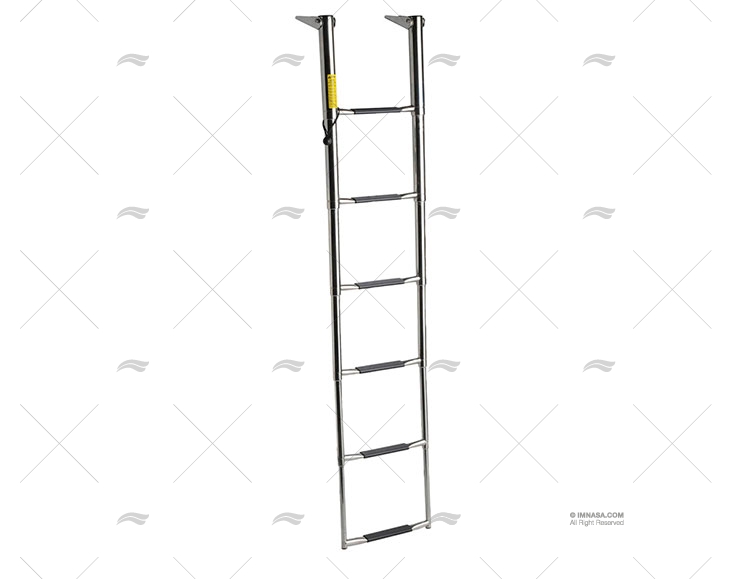 ESCALERA TELESC. INOX 6 PELDAÑOS 410mm