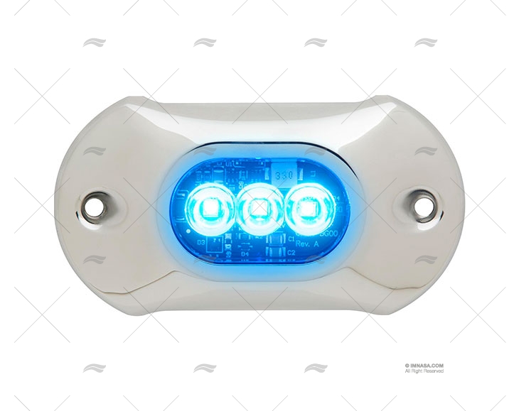 LUZ SUBMERSIVEL 3 LED AZUL SAPPHIRE ATTWOOD