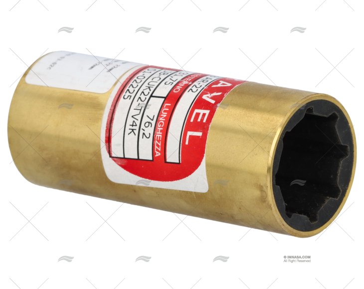 SHAFT BEARING BRASS-RUBBER 8AR-22mm ACCI CARAVEL