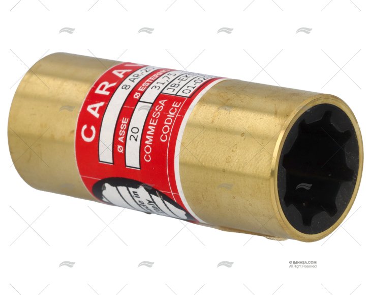 SHAFT BEARING BRASS-RUBBER 8AR-20 ARGO CARAVEL