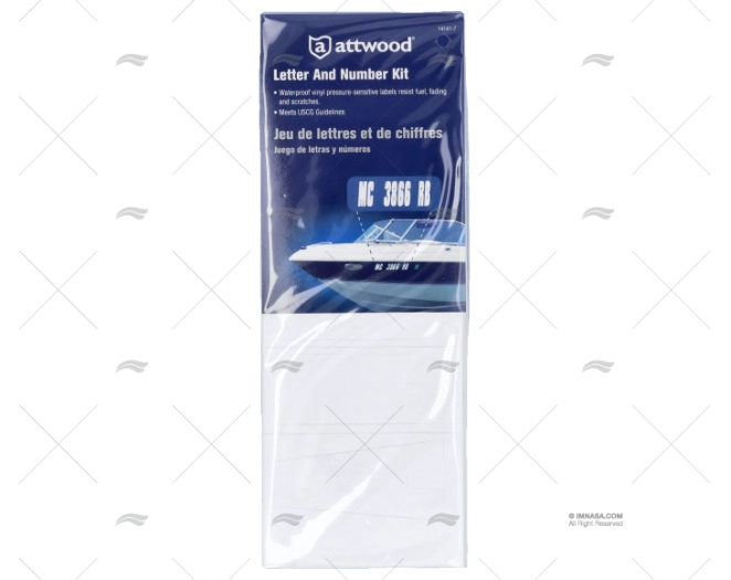 KIT LETRAS & CIFRAS 148pzas BLANCO ATTWOOD