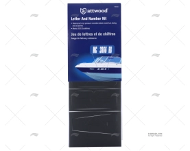 KIT LETRAS & FIGURAS 148pcs PRETO ATTWOOD