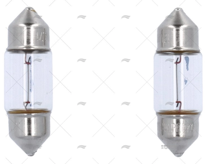 AMPOULE 12V 10W 2pcs PERKO